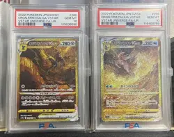 Pokemon Card PSA 10 Set Origin Form Palkia Dialga VSTAR Gold Secret Rare 2022 - Image 1