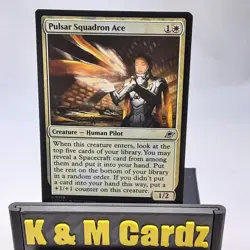 MTG - Edge of Eternities - Pulsar Squadron Ace - Foil - 0028 - NM - Image 1