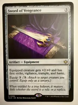 Sword of Vengeance 0395 Bloomburrow BLB MTG Magic - Image 1