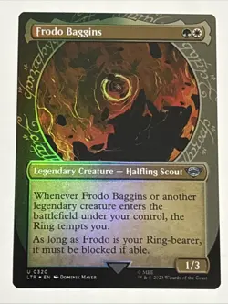 MTG Lord of the Rings Frodo Baggins Showcase Foil 0320 NM - Image 1