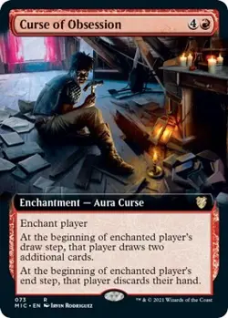Curse of Obsession (Extended Art) - 73 / English / Near Mint MTG - Image 1