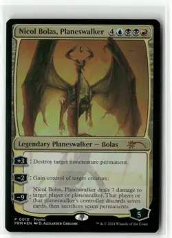 Nicol Bolas, Planeswalker FOIL - Unique and Miscellaneous Promos MTG NM - Image 1