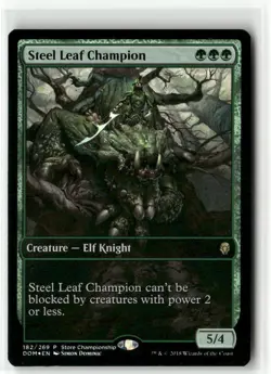 Steel Leaf Champion FOIL - Game Day & Store Championship Promos MTG NM - Image 1