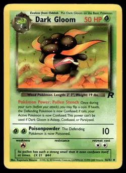 2000 Pokemon Classic - Team Rocket Dark Gloom #36 Light Play - Image 1