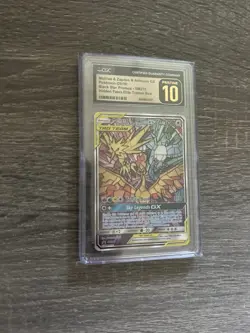 MOLTRES & ZAPDOS & ARTICUNO GX Black Star Promo SM210 CGC 10 Pristine Pokemon - Image 3