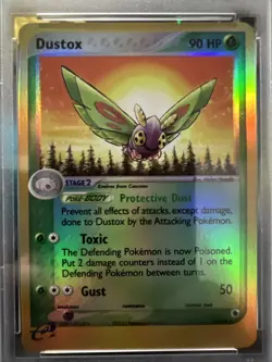 Pokemon Dustox 6/109 Stage 2 Ruby and Sapphire Reverse Holo 2003 PSA 9 - Image 3
