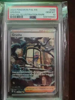 2023 POKEMON PAL EN-PALDEA EVOLVED SPECIAL ILLUSTRATION RARE #268 GRUSHA PSA 10 - Image 1