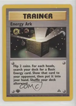 Energy Ark 1st Ed. Pokemon Neo Discovery #75 2001 0s2g - Image 1