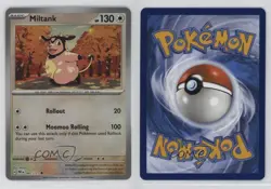 Miltank Master Ball Foil Pokemon Prismatic Evolutions PRE #081 1dd7 - Image 3
