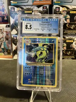 Pokemon Gyarados Reverse Holo Evolutions - 34/108 CGC 8.5 - Image 1