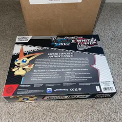 Pokemon Black Bolt White Flare OPEN CASE 6 VICTINI ILLUSTRATION COLLECTION BOX - Image 5