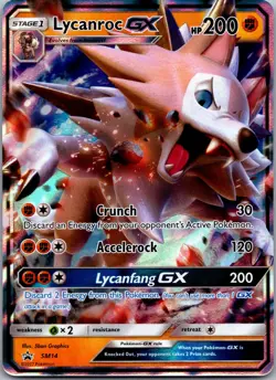 Lycanroc GX - SM14 Pokemon TCG SM Promos Promo NM - Image 1
