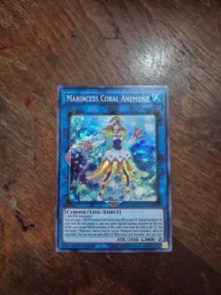 Marincess Coral Anemone RIRA-EN041 1st Edition Secret Rare Yugioh TCG NM/M - Image 1