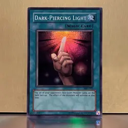 YuGiOh • Dark-Piercing Light • MP1-015 • McDonald's Promo Holo Super Rare • MP - Image 1