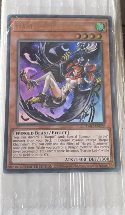 Harpie Channeler Sealed LART-EN022 Ultra Rare Limited Edition YUGIOH - Image 1