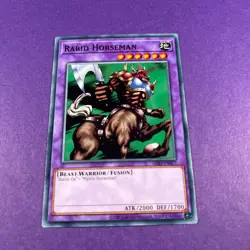 Rabid Horseman MRD-EN077 Common Unlimited Edition Trading Card Yugioh TCG - Image 1