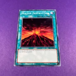 Molten Destruction SRL-EN098 Yugioh Trading Card TCG - Image 2