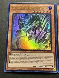 3x Primite Imperial Dragon | ROTA-EN013 | Ultra Rare | NM | 1st Ed | YuGiOh! - Image 3