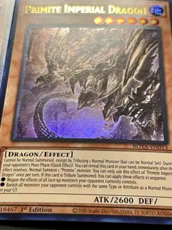 3x Primite Imperial Dragon | ROTA-EN013 | Ultra Rare | NM | 1st Ed | YuGiOh! - Image 4