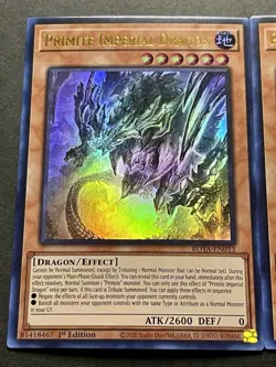 3x Primite Imperial Dragon | ROTA-EN013 | Ultra Rare | NM | 1st Ed | YuGiOh! - Image 3