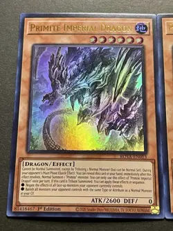 3x Primite Imperial Dragon | ROTA-EN013 | Ultra Rare | NM | 1st Ed | YuGiOh! - Image 3