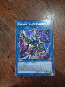 Yugioh 1x Firewall Dragon Darkfluid Secret Rare CHIM-EN037 1st Edition Mint! - Image 1