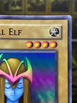 Yugioh! Mystical Elf Super Rare 1st Edition LOB-062 -NM Legend of Blue Eyes - Image 3
