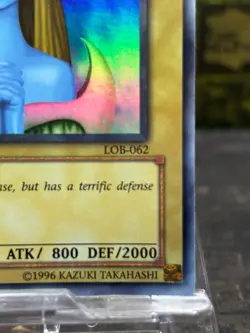 Yugioh! Mystical Elf Super Rare 1st Edition LOB-062 -NM Legend of Blue Eyes - Image 4