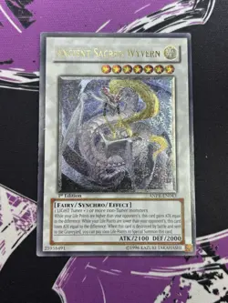 Yugioh Ancient Sacred Wyvern ANPR-EN043 Ultimate Rare 1st Edition LP - Image 1
