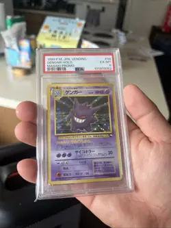PSA 6 Gengar Masaki Vending Promo Japanese Pokemon Card 1999 Holo - Image 5