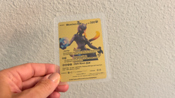 Mewtwo GX Gold Metal Custom Pokemon Card Full Art Foil 2020 Fan-Made Collectible - Image 2