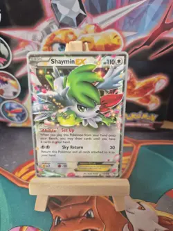 Shaymin EX 77/108 World Championships 2016 Pokemon Card Non Holo NM - Image 2