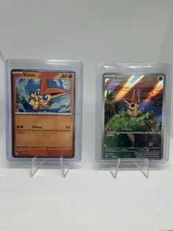 2025 Pokemon Victini 208 White Flare Full Art Black Star Promo Card NM+ - Image 5