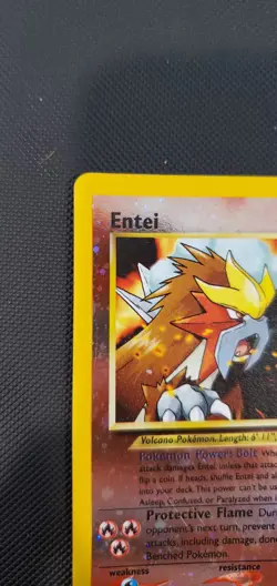 Entei 34 Pokemon Promo Wizards Of The Coast Era Black Star Promo Card SWIRL - Image 2