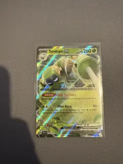 Pokemon Spidops EX TCG Scarlet Violet Base Set Holo Double Rare Card 019/198 - Image 1