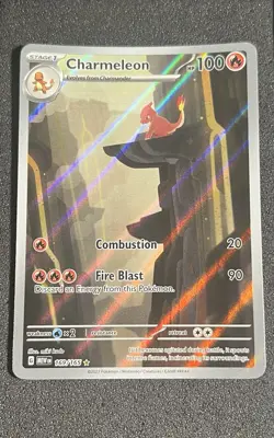 POKEMON CARD 2023 CHARMELEON FULL ART IR 169/165 SCARLET & VIOLET 151 - Image 1