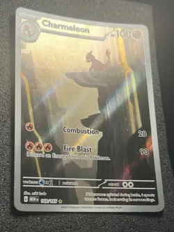 POKEMON CARD 2023 CHARMELEON FULL ART IR 169/165 SCARLET & VIOLET 151 - Image 2
