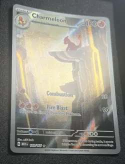 POKEMON CARD 2023 CHARMELEON FULL ART IR 169/165 SCARLET & VIOLET 151 - Image 3