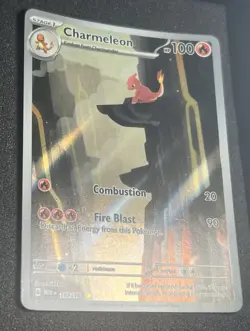 POKEMON CARD 2023 CHARMELEON FULL ART IR 169/165 SCARLET & VIOLET 151 - Image 4