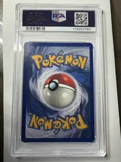 Articuno Holo Fossil 2/62 Pokemon Card Unlimited PSA 7 NM - Image 2