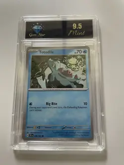 Pokemon 2024 Temporal Forces Totodile Card No.39/162 - Image 1
