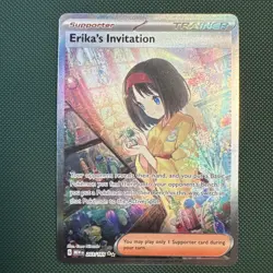 Pokemon TCG Erika's Invitation Scarlet Violet-151 Holo Card 203/165 - Image 1