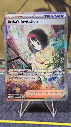 Pokemon TCG Erika's Invitation Scarlet Violet-151 Holo Card 203/165 - Image 1