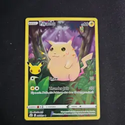 Pikachu 25th Anniversary 005/025 Celebrations Pokemon Card 2021 Holo - Image 1