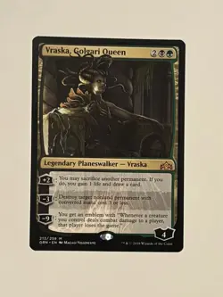 Vraska, Golgari Queen Guilds of Ravnica Card, Mint Condition - Image 1