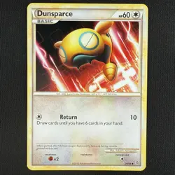 Pokemon TCG Dunsparce Unleashed 29/95 HeartGold SoulSilver Regular Non Holo Card - Image 1