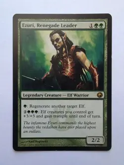 MTG Ezuri, Renegade Leader (SOM) Scars Of Mirrodin Regular Rare 119/249 - Image 1