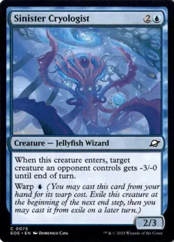 Sinister Cryologist Edge of Eternities 75 NM MTG - Image 1