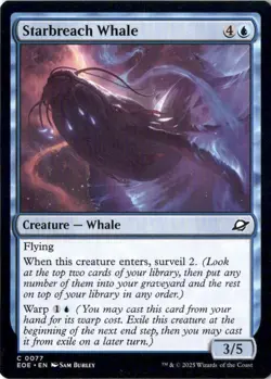 Starbreach Whale Edge of Eternities 77 NM MTG - Image 1