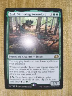 MTG Zask, Skittering Swarmlord Jumpstart 2022 Regular - Image 1